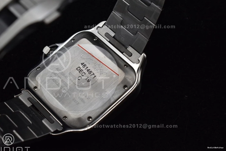 Dial 1:1 SmartLinks Contemporary 40mm White 1053 V Best on SS YG Bracelet MIYOTA 9015 BVF SS Edition Cartier YG Santos de 0122